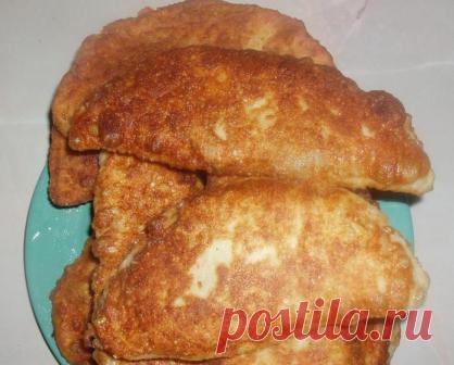 ЧЕБУРЕКИ ИЗ ТВОРОЖНОГО ТЕСТА.