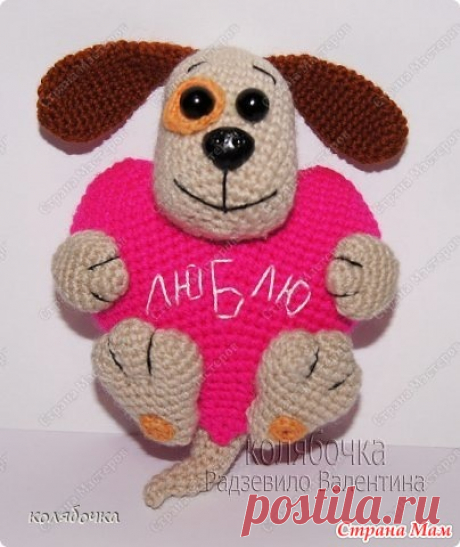 Начинаем наш совместник по собачке-валентинке - Хенд-Мейд | HANDMADE