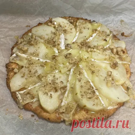 Творожная пицца с грушей и сыром Бри рецепт с фото пошаговый от Елена - Овкусе.ру