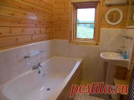 Особенности обустройства ванной комнаты в деревянном доме — Самострой