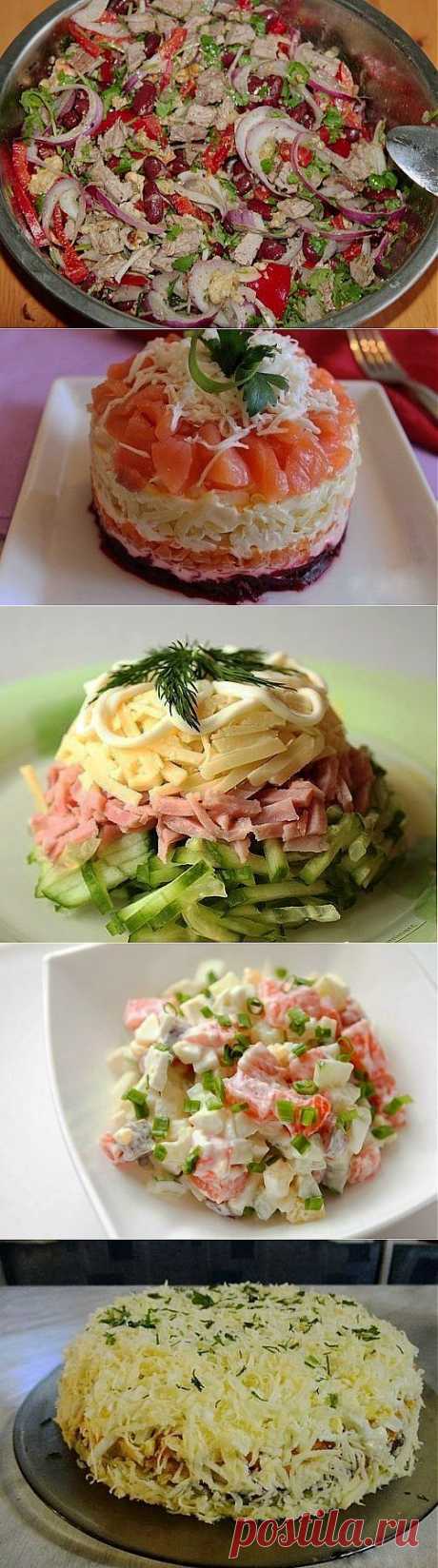 Подборка 10 самых вкусных салатов! Забираем, что бы не потерять!.