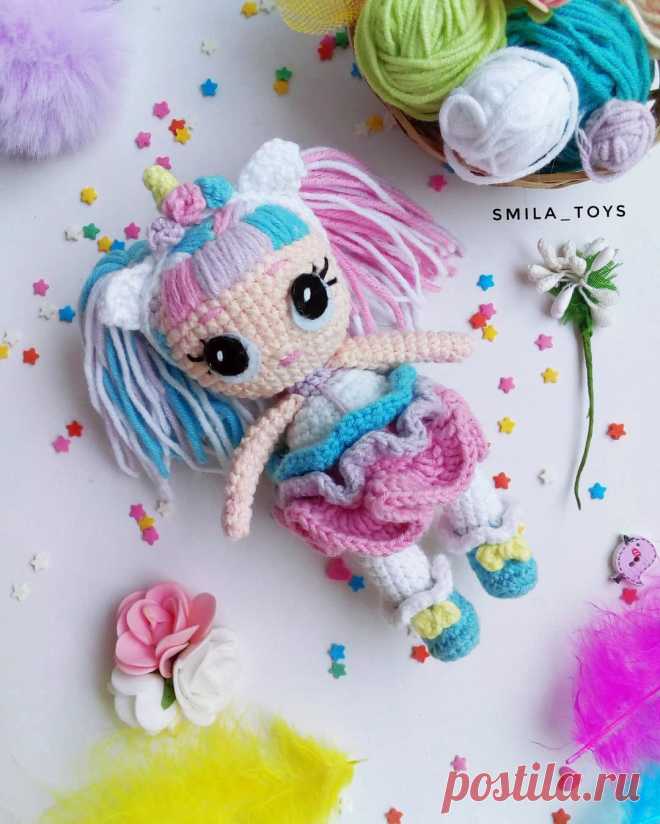 PDF Кукла Лол "Единорожка" крючком. FREE crochet pattern; Аmigurumi doll patterns. Амигуруми схемы и описания на русском. Вязаные игрушки и поделки своими руками #amimore - Кукла LOL, куколка, doll puppet, muñeca boneca, poupée, puppe, panenka, bebek, lalka. Amigurumi doll pattern free; amigurumi patterns; amigurumi crochet; amigurumi crochet patterns; amigurumi patterns free; amigurumi today.