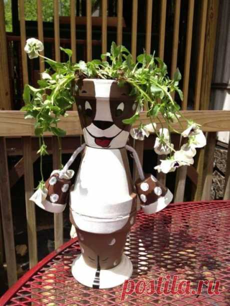 Painted Clay Pot Critters How To Make Planters Tutorial