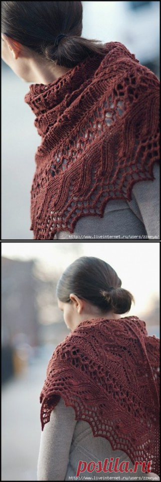 Шаль Июньская ягода