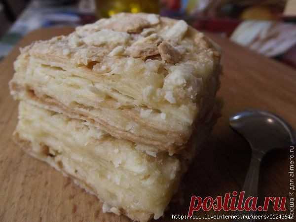 Торт "Наполеон" на пиве ... коржи нежненькие, вкусненькие