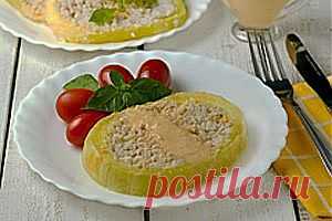 Кабачки фаршированные.