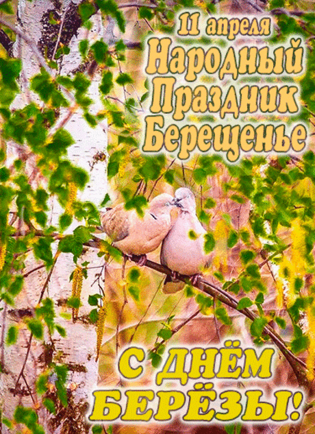 Берещенье 11 апреля! С днем русской березы!