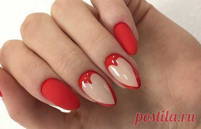 Маникюр с сердечками: 10 этапов создания