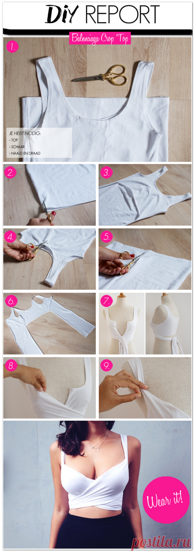 DIY Report: Balenciaga Crop Top - Follow Fashion