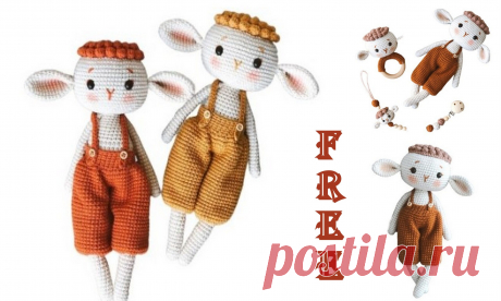 Амигуруми Барашек Baby Free Pattern - Игрушки амигуруми