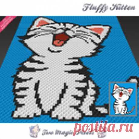 Пиксельное покрывало "Котенок" Two Magic Pixsels
