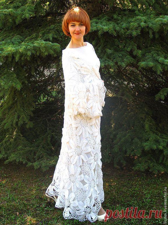 Вязаное пальто 