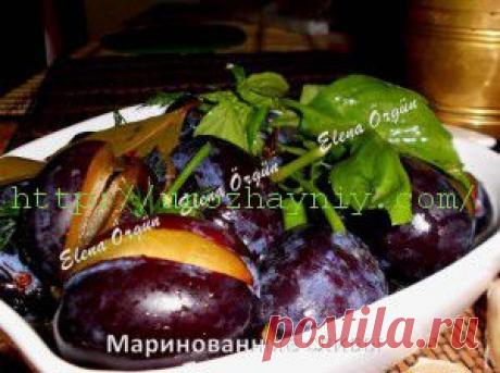 Маринованные сливы на зиму | Урожайная дача