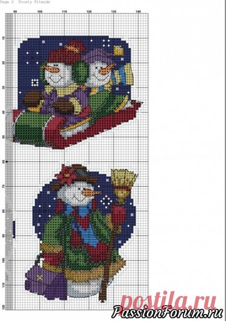 Топик новогодний -1 - запись пользователя Ольга в сообществе Вышивка в категории Вышивка крестом