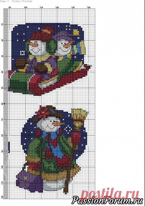 Топик новогодний -1 - запись пользователя Ольга в сообществе Вышивка в категории Вышивка крестом