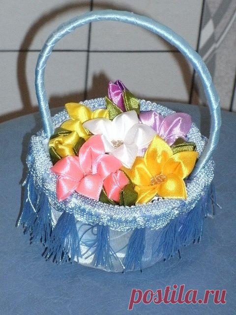 Мои любимые корзиночки, и первый МК. /  из ткани / PassionForum - мастер-классы по рукоделию