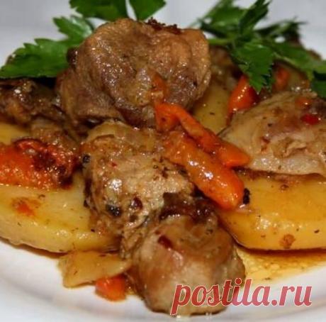 Ковурдок - мясо жареное, залитое салом