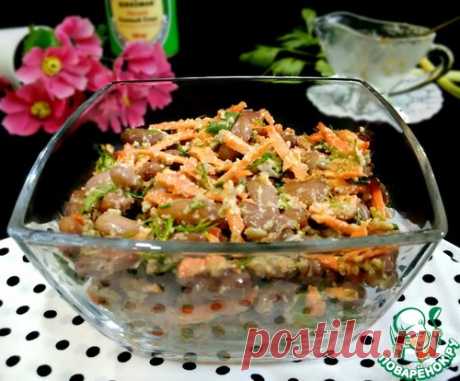 Фасолевый салат с морковью - кулинарный рецепт