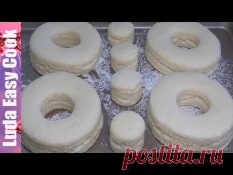 [ТЕСТО КРОНАТЫ] СЛОЕНОЕ Дрожжевое ТЕСТО / Самый Быстрый и Простой способ - Puff Pastry Recipe