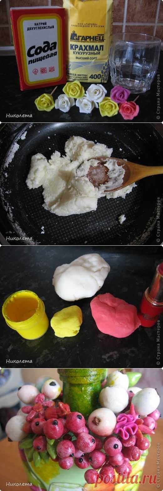 Самый простой рецепт холодного фарфора. БЕЗ КЛЕЯ!!!