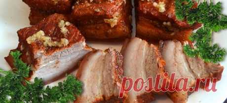 Вареное сало - самые вкусные рецепты с луковой шелухой, чесноком и специями