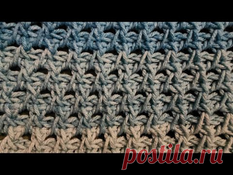 The Arrowhead Stitch - Tunisian Crochet Tutorial