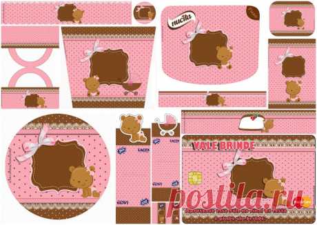 Osita Bebé: Etiquetas para Candy Bar para Imprimir Gratis. | Oh My Bebé!