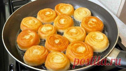 Uzbek_food | Одно яйцо и стакан кефира: за 30 минут целая гора вкуснятина к чаю. (Подходит на завтрак)