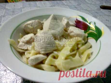 Домашняя лапша с курицей. Рецепт с пошаговыми фото