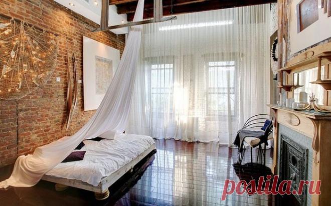 10 простых и эффектных шагов к спальне в нью-йоркском стиле лофт