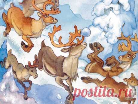 David Wenzel. Christmas ReinDeer Rudolph. +мультик) .