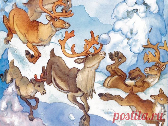 David Wenzel. Christmas ReinDeer Rudolph. +мультик) .