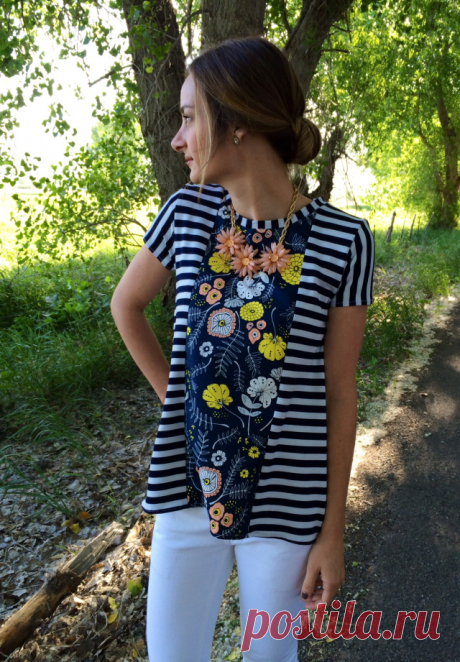 The Sunny Swing Tee Sewing Tutorial + Free Pattern | The Sara Project