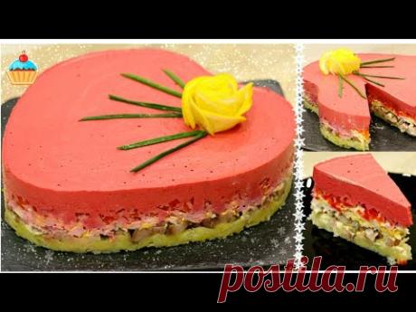 СЕЛЕДКА ПОД ШУБОЙ В ВИДЕ ТОРТА / НОВОГОДНИЙ САЛАТ - ну, оОчень вкусная!