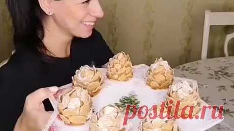 Вкусные новогодние шишки
