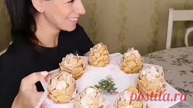 Вкусные новогодние шишки