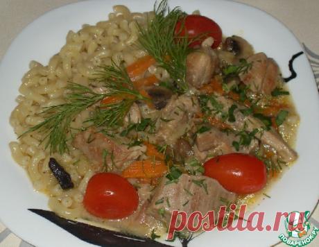 Индейка с шампиньонами – кулинарный рецепт