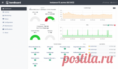 🥇Выпуск temBoard 8.0, интерфейса для удалённого управления СУБД PostgreSQL | ProHoster