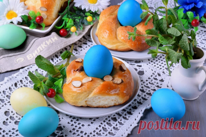 Сдобные булочки на Пасху (такую выпечку подают в Италии, Греции и не только) | Вилкин 👩‍🍳: рецепты и лайфхаки | Яндекс Дзен