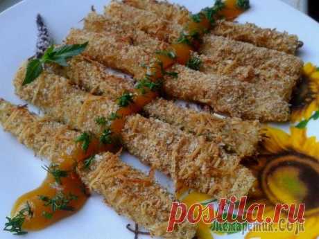 Закусочные палочки из кабачков + бонус "Хлеб".