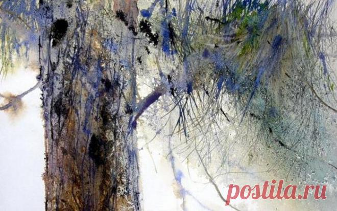 Акварель Reine Marie Pinchon.