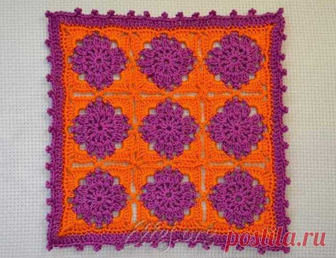 Безотрывное соединение мотивов | Crochet by Ellej | Crochet by Ellej | Вязание крючком от Елены Кожухарь