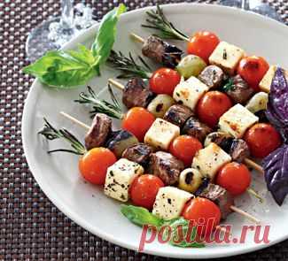 Ассорти закусочных шашлычков, закуска. Пошаговый рецепт с фото