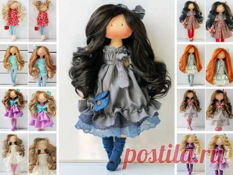 Handmade doll Rag doll Fabric doll Tilda doll Interior doll Soft doll Textile doll Cloth doll Blue doll Decor doll Baby doll by Olesya N Handmade doll Rag doll Fabric doll Tilda doll Interior doll Soft doll Textile doll Cloth doll Blue doll Decor doll Baby doll by Olesya N __________________________________________________________________________________________   Hello, dear visitors!  This is handmade textile doll created by Master Olesya N. (Russia). All dolls stated on...