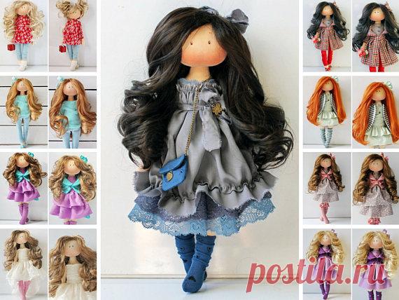 Handmade doll Rag doll Fabric doll Tilda doll Interior doll Soft doll Textile doll Cloth doll Blue doll Decor doll Baby doll by Olesya N Handmade doll Rag doll Fabric doll Tilda doll Interior doll Soft doll Textile doll Cloth doll Blue doll Decor doll Baby doll by Olesya N __________________________________________________________________________________________   Hello, dear visitors!  This is handmade textile doll created by Master Olesya N. (Russia). All dolls stated on...