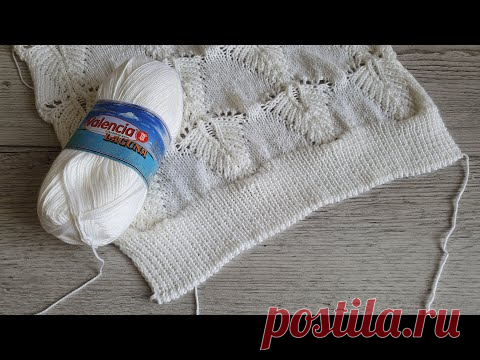 Фабричный метод набора петель для резинки. Начало джемпер 