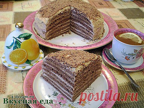 Домашний вкусный шоколадный торт без выпечки - рецепт с фото - Вкусная еда