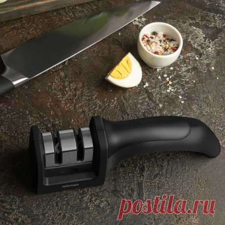 Когда случится неизбежное, на помощь придет ручная ножеточка NADOBA коллекции Borga. Особенность точилки Borga в том, что она имеет два разных слота для заточки ножей: один их хромванадиевой стали для стальных ножей, и второй из керамики, соответственно, для ножей керамических. Ножеточки NADOBA Borga – лучшие компаньоны острых ножей!