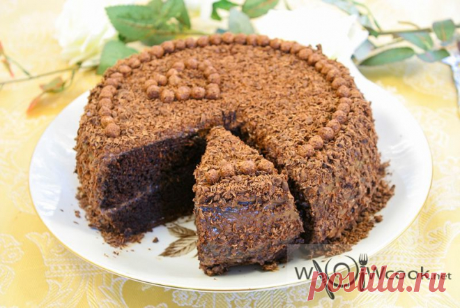 Торт Шоколад на кипятке | wowcook.net Самые вкусные рецепты, кулинарные рецепты с фото. Готовьте с нами! Новогодние рецепты 2014 с фото, салаты, первые и вторые блюда, гарниры, соусы, горячие и холодные закуски, консервирование,выпечка, десерты, напитки и коктейли, праздничные рецепты, украшения блюд