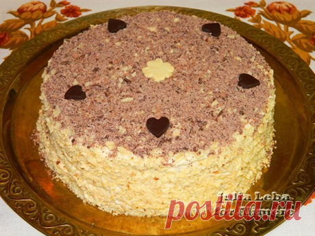 Творожный торт с нежным ореховым кремом